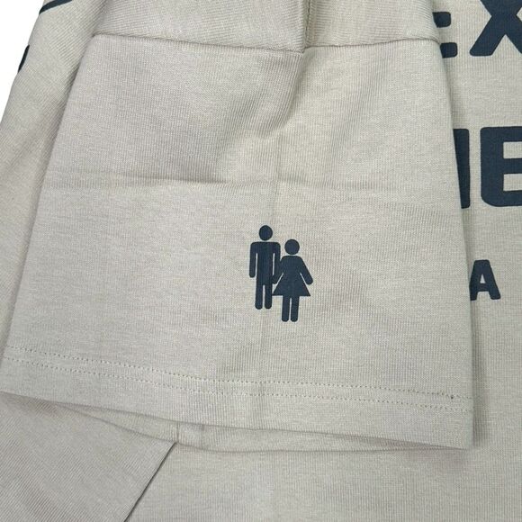 Homme + Femme LA Hotel Homme Femme Rich Sex Tee - Cream / Brown - Size Large - Picture 3 of 7